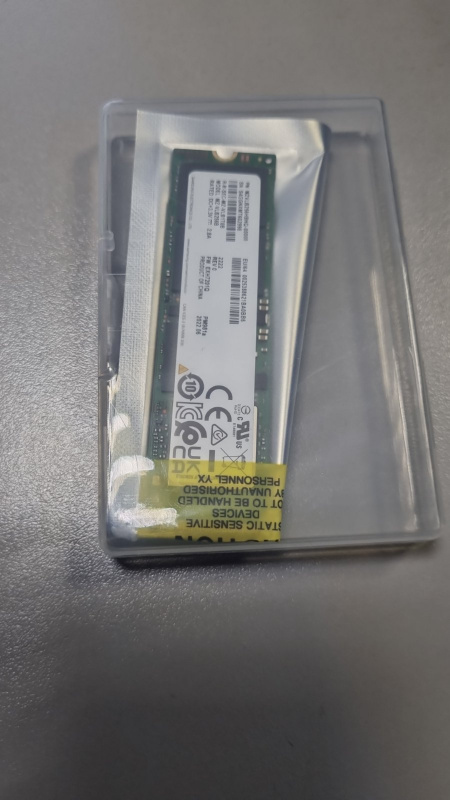 SSD накопитель Samsung 256Gb NVMe