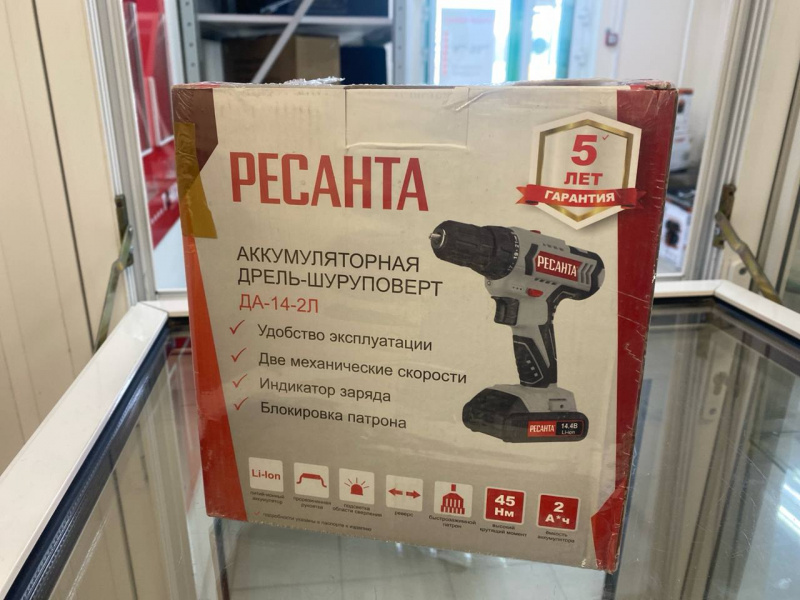 Шуруповерт Ресанта ДА-14-2Л